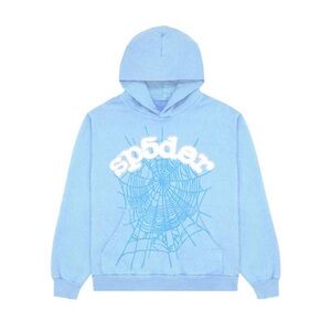 Sp5der Hoodie Blue